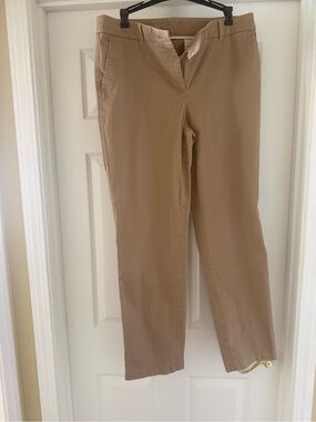Talbots Straight Leg Pants in Light Tan